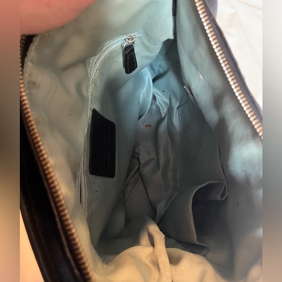 Coach Kristin Black Leather Hobo Shoulder Bag - Picture 10 of 14